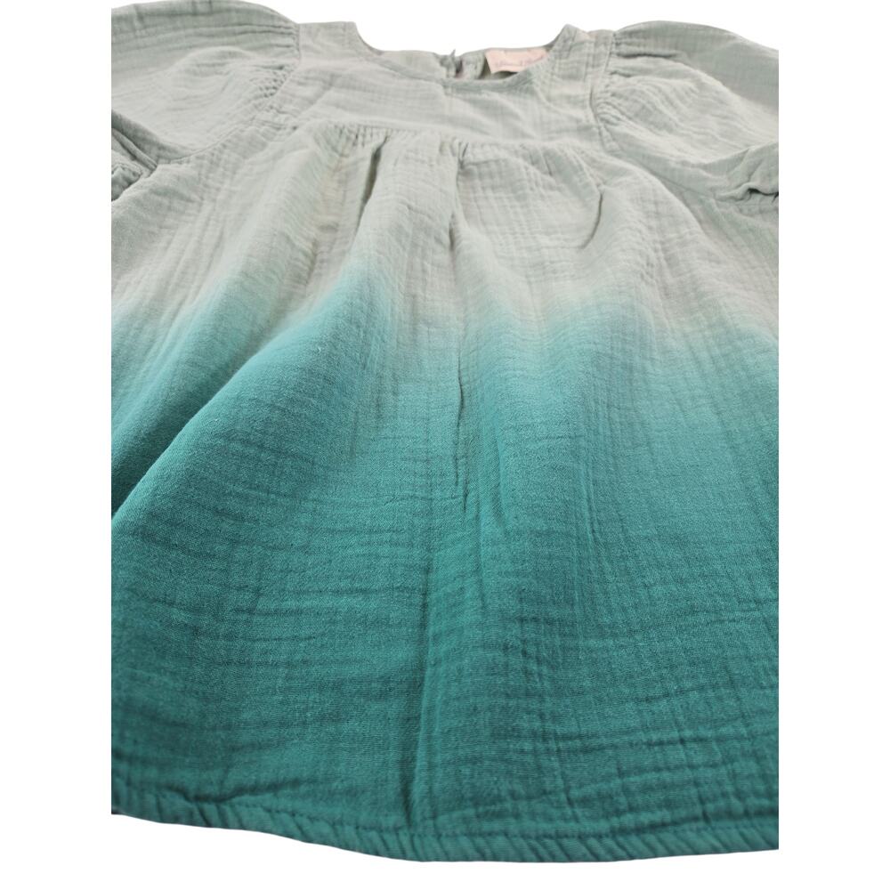Universal Thread | Green/Teal Ombre Peasant Blouse | Size XS - Picture 3 of 4